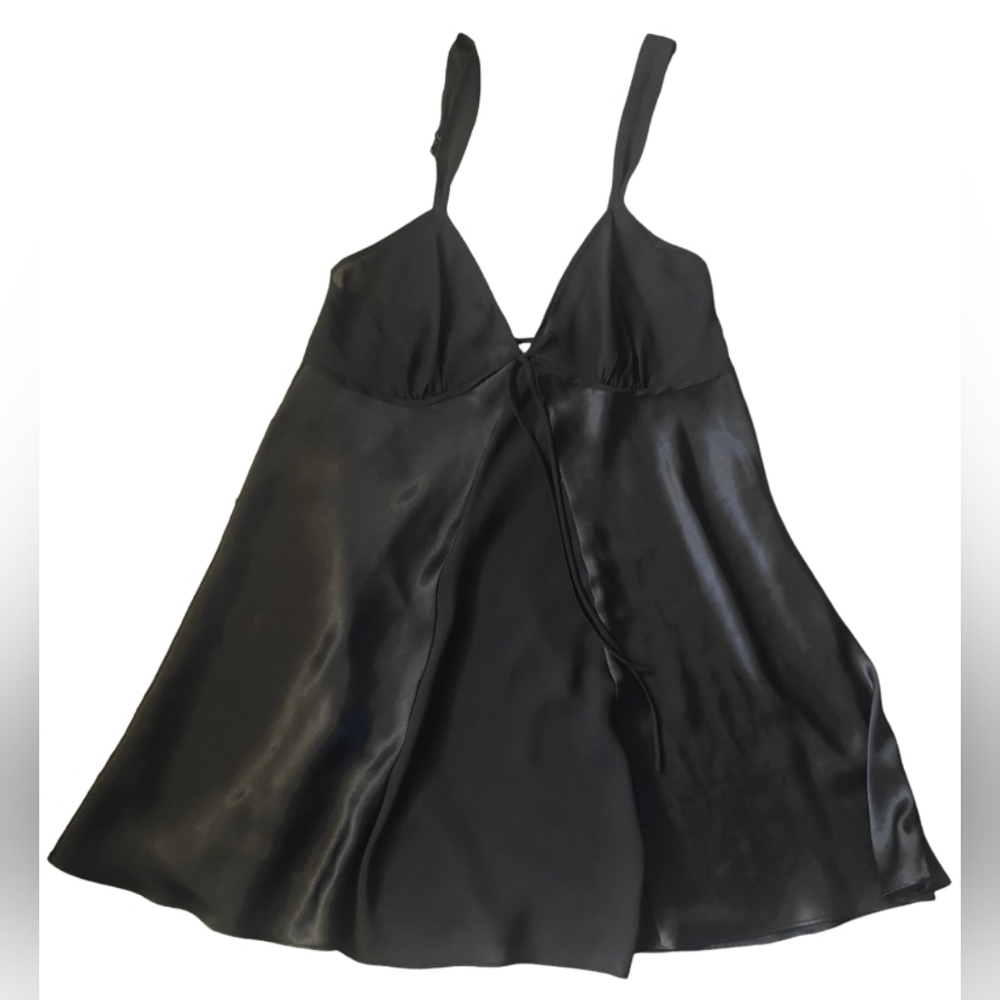 Elegant Black  Slip Dress
